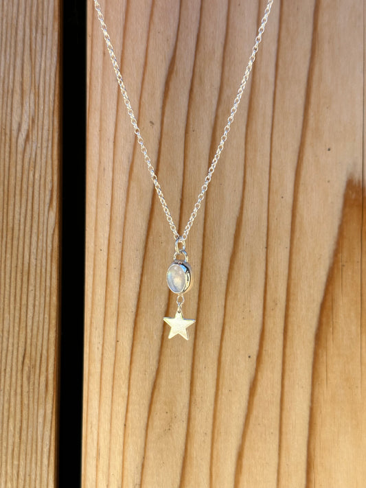 Moon & Star Necklace