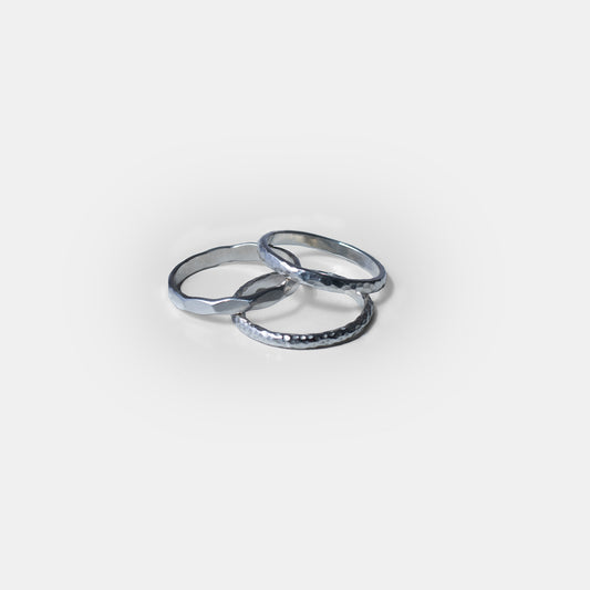 Sterling Silver Stacking Rings