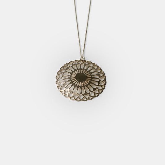 Gold Mandala Pendant